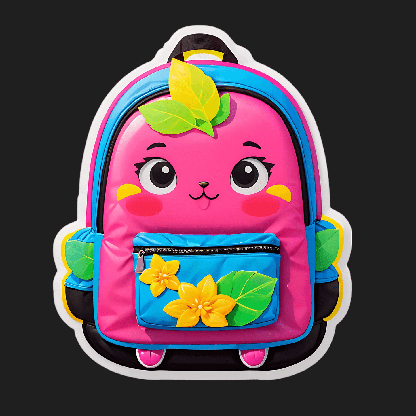 Cute Fruit Backpack - Sticker - Heat Press Transfer