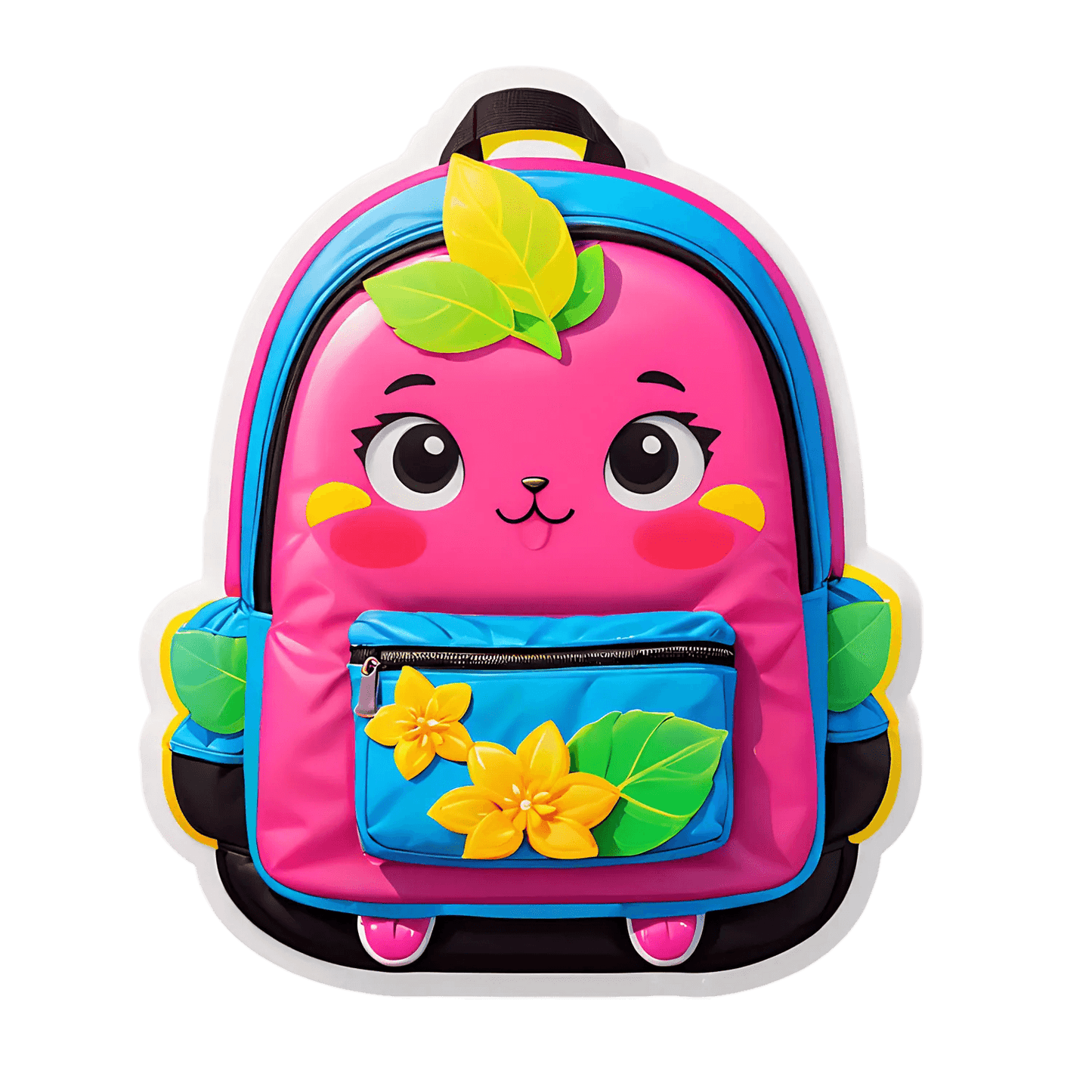 Cute Fruit Backpack - Sticker - Heat Press Transfer