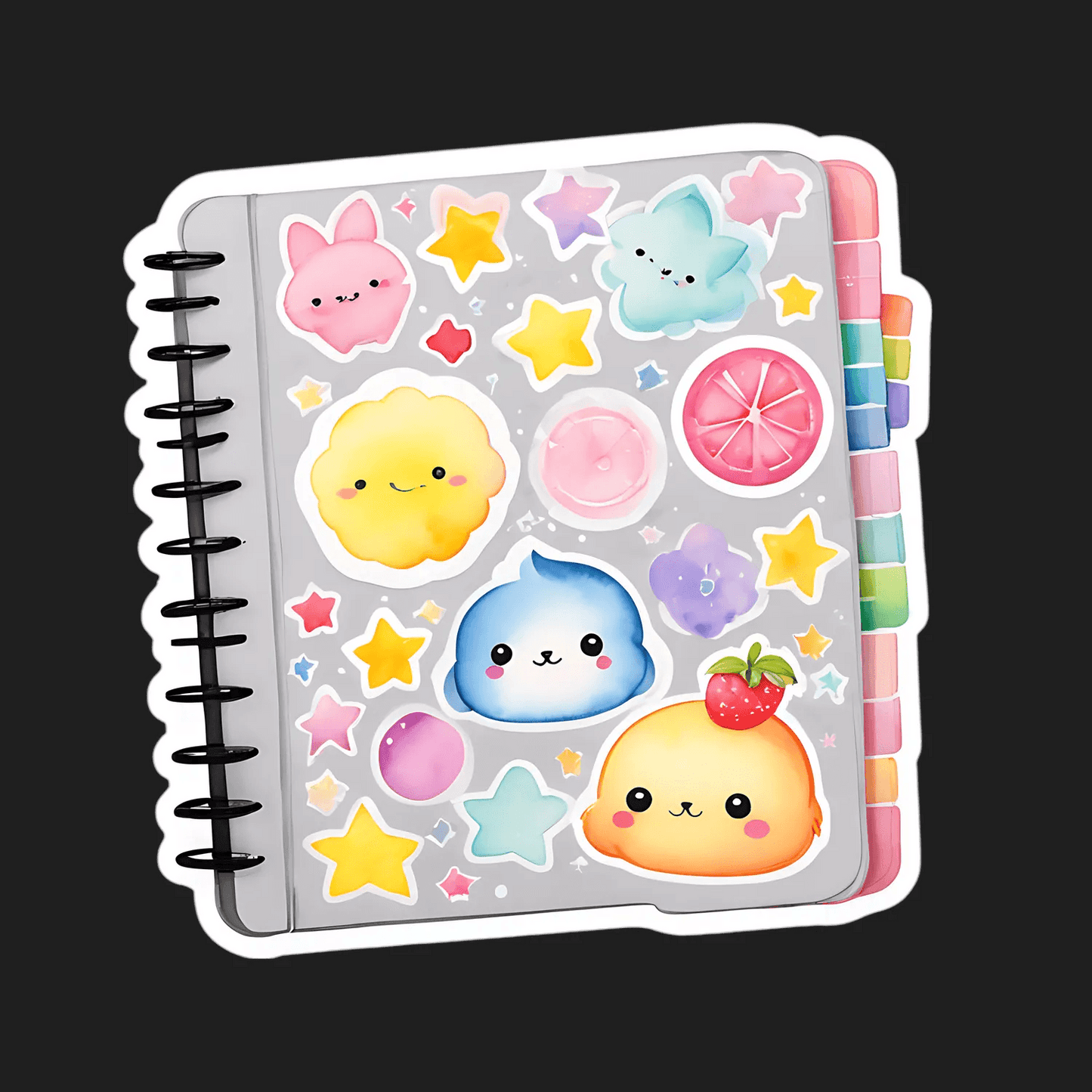 Cute Kawaii - Sticker Collection - Heat Press Transfer