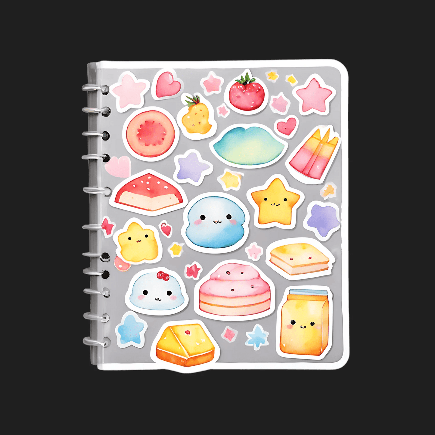 Cute Kawaii Sticker - Adorable UV DTF Designs - Heat Press Transfer