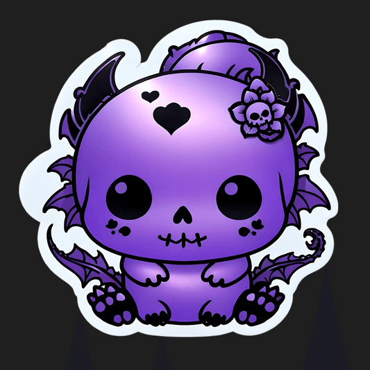 Cute Monster - UV DTF Sticker - Heat Press Transfer