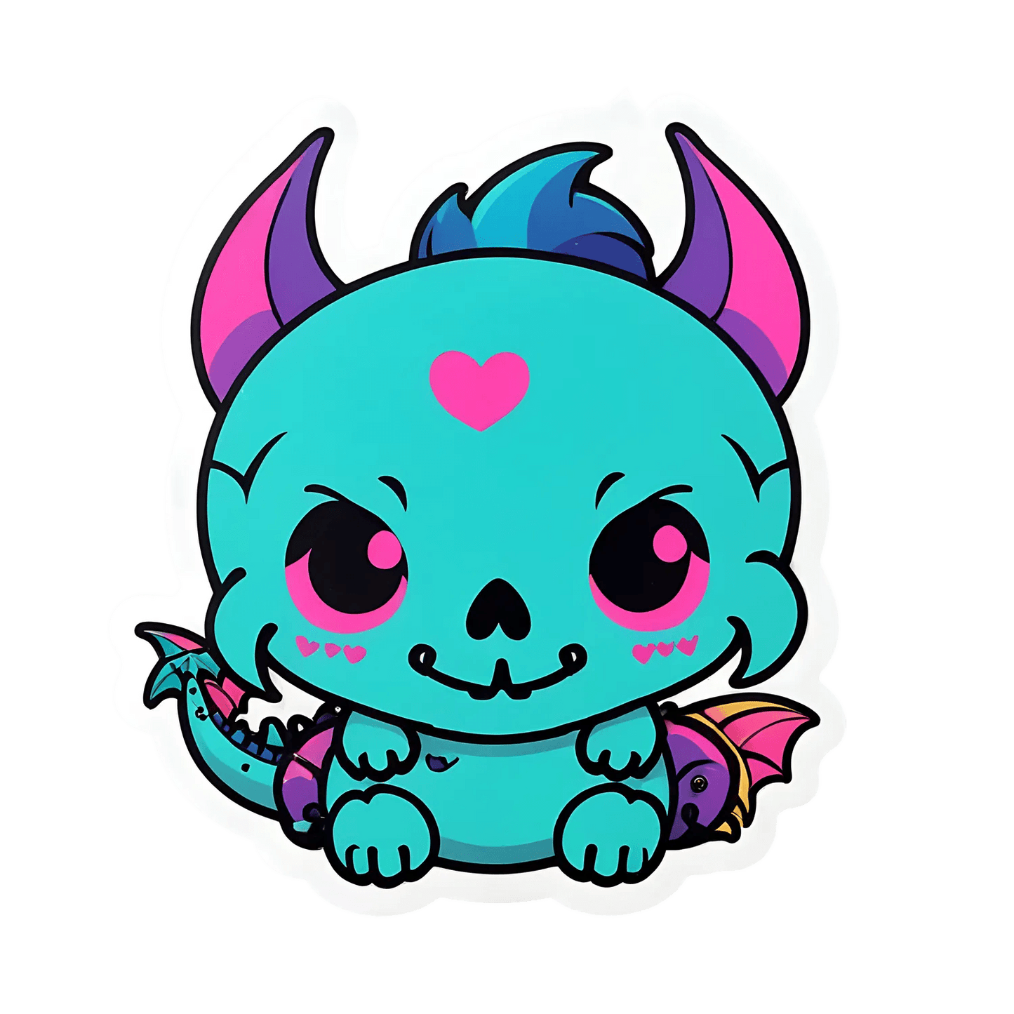 Cute Monster UV - Sticker - Heat Press Transfer