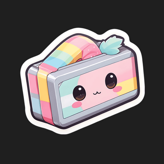 Cute Rainbow Sticker - UV DTF - Heat Press Transfer