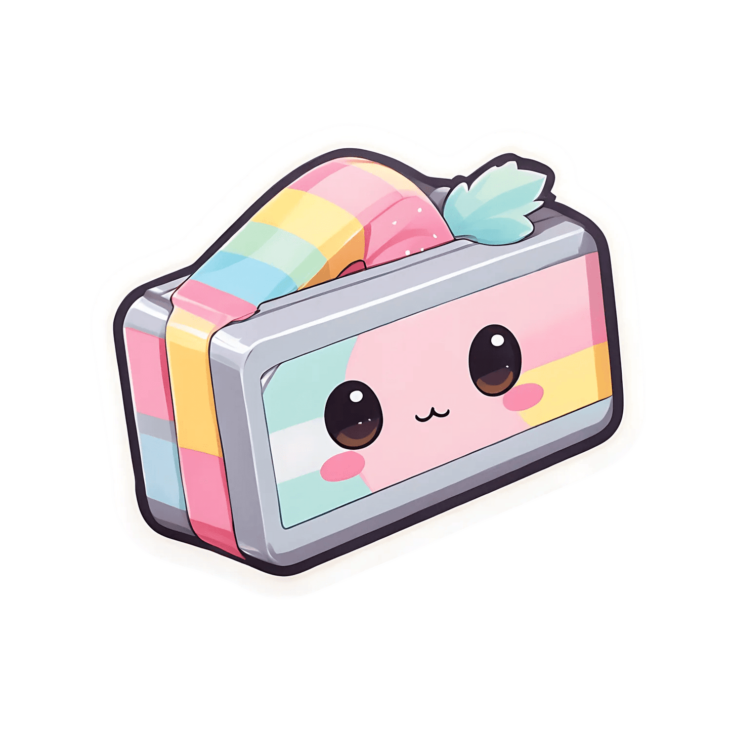 Cute Rainbow Sticker - UV DTF - Heat Press Transfer