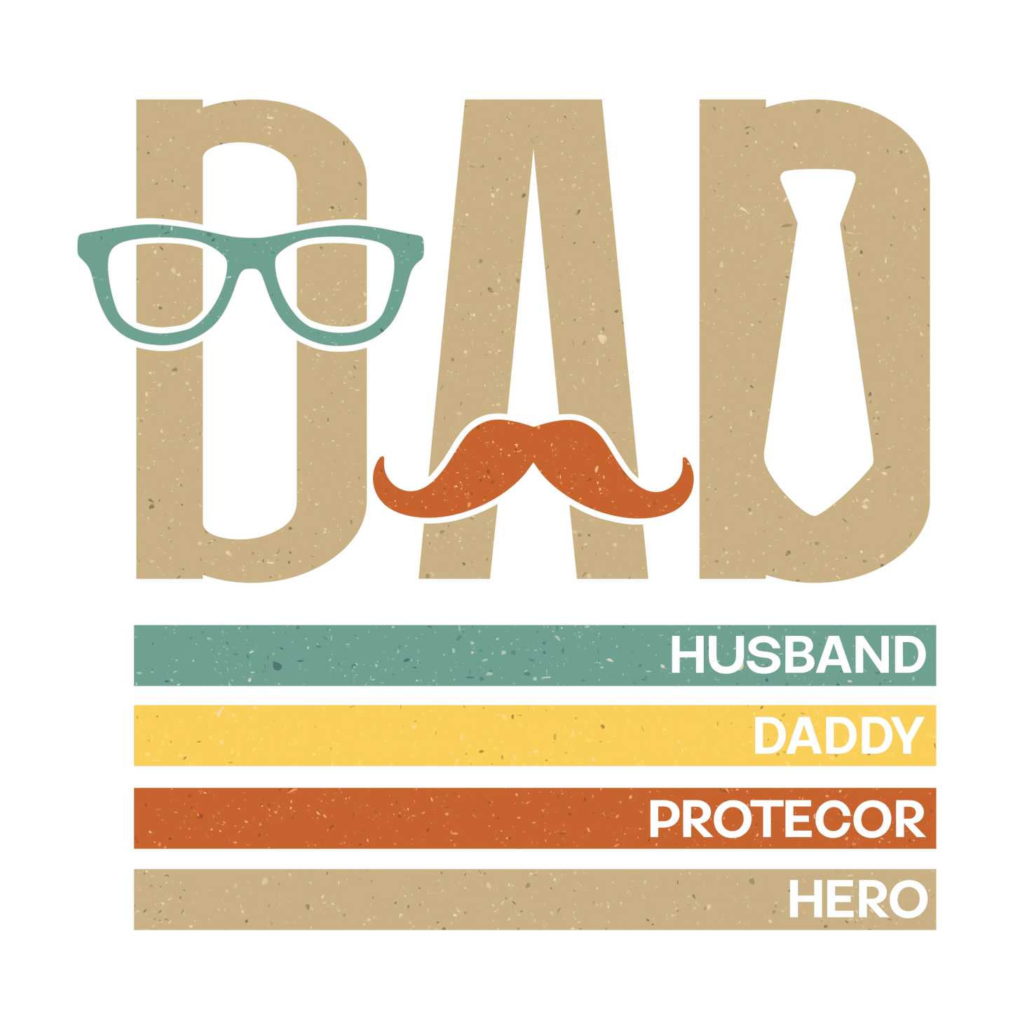 Dad Life Design - DTF Ready To Press - Heat Press Transfer