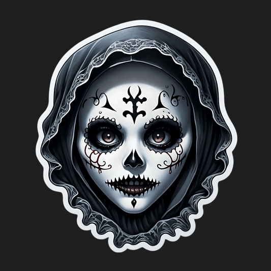 Day of the Dead - UV Artistic Sticker - Heat Press Transfer