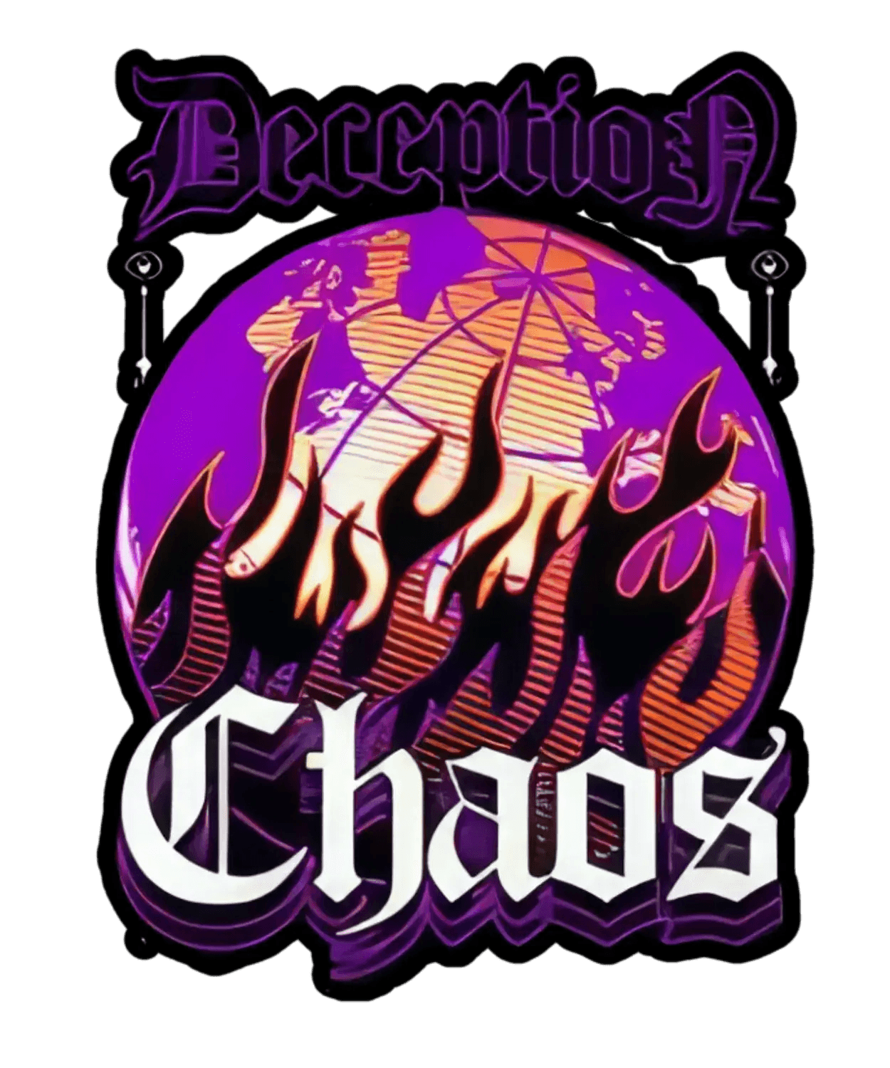 Deception Chaos - DTF Ready to Press - Heat Press Transfer