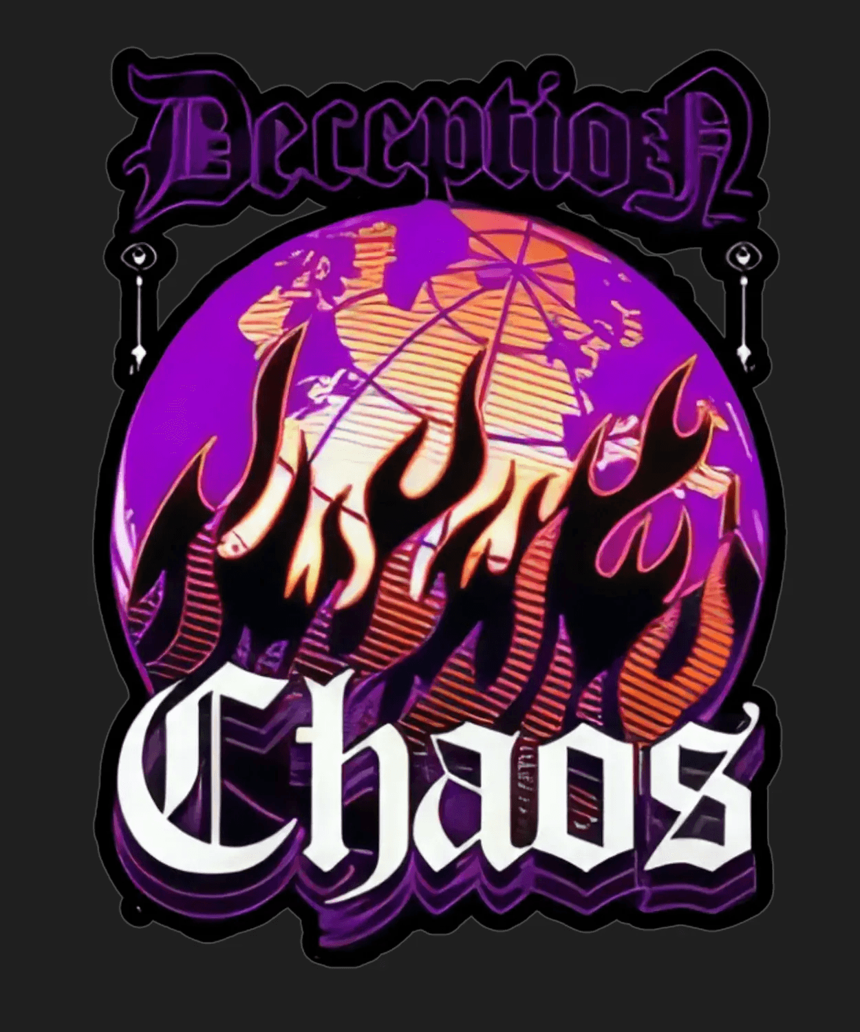Deception Chaos - DTF Ready to Press - Heat Press Transfer