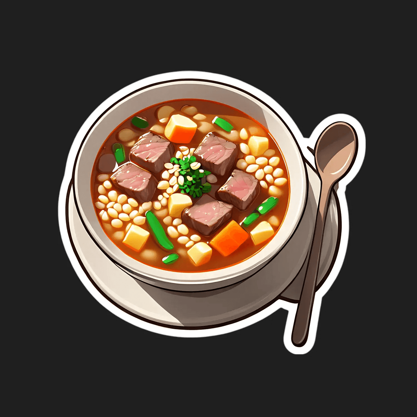 Delicious Beef Stew - Sticker - Heat Press Transfer
