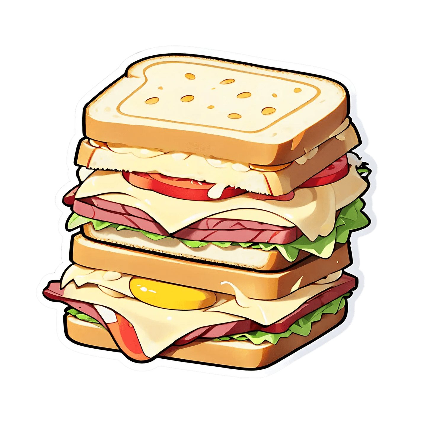 Delicious Sandwich - Sticker - Heat Press Transfer