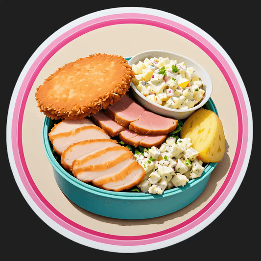 Deluxe Meal Plate - Sticker - Heat Press Transfer