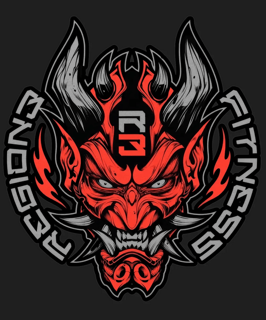 Demon Oni Mask - DTF Ready to Press - Heat Press Transfer