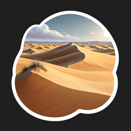 Desert Dunes UV-DTF Sticker - Heat Press Transfer