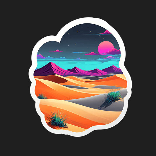 Desert Sunset Glow - Sticker - Heat Press Transfer