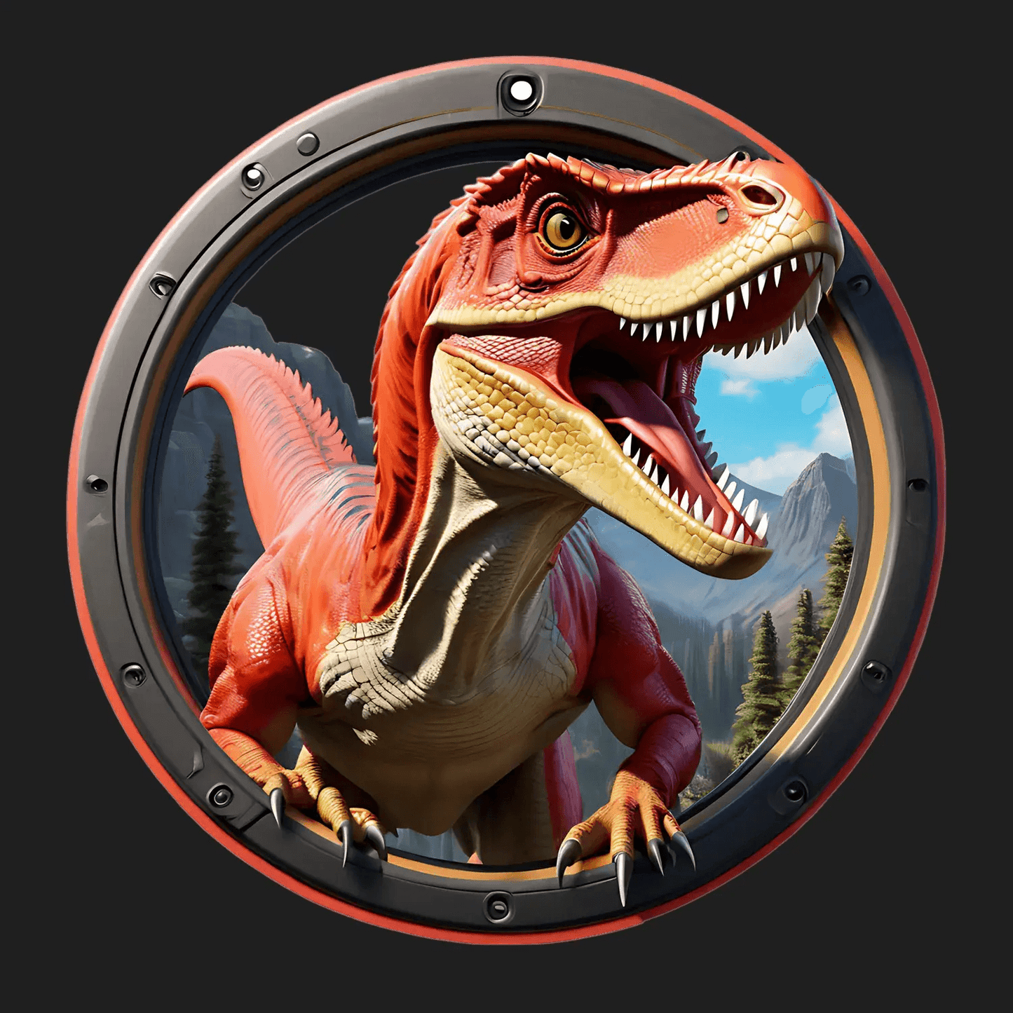 Dinosaur Adventure - UV DTF Sticker - Heat Press Transfer