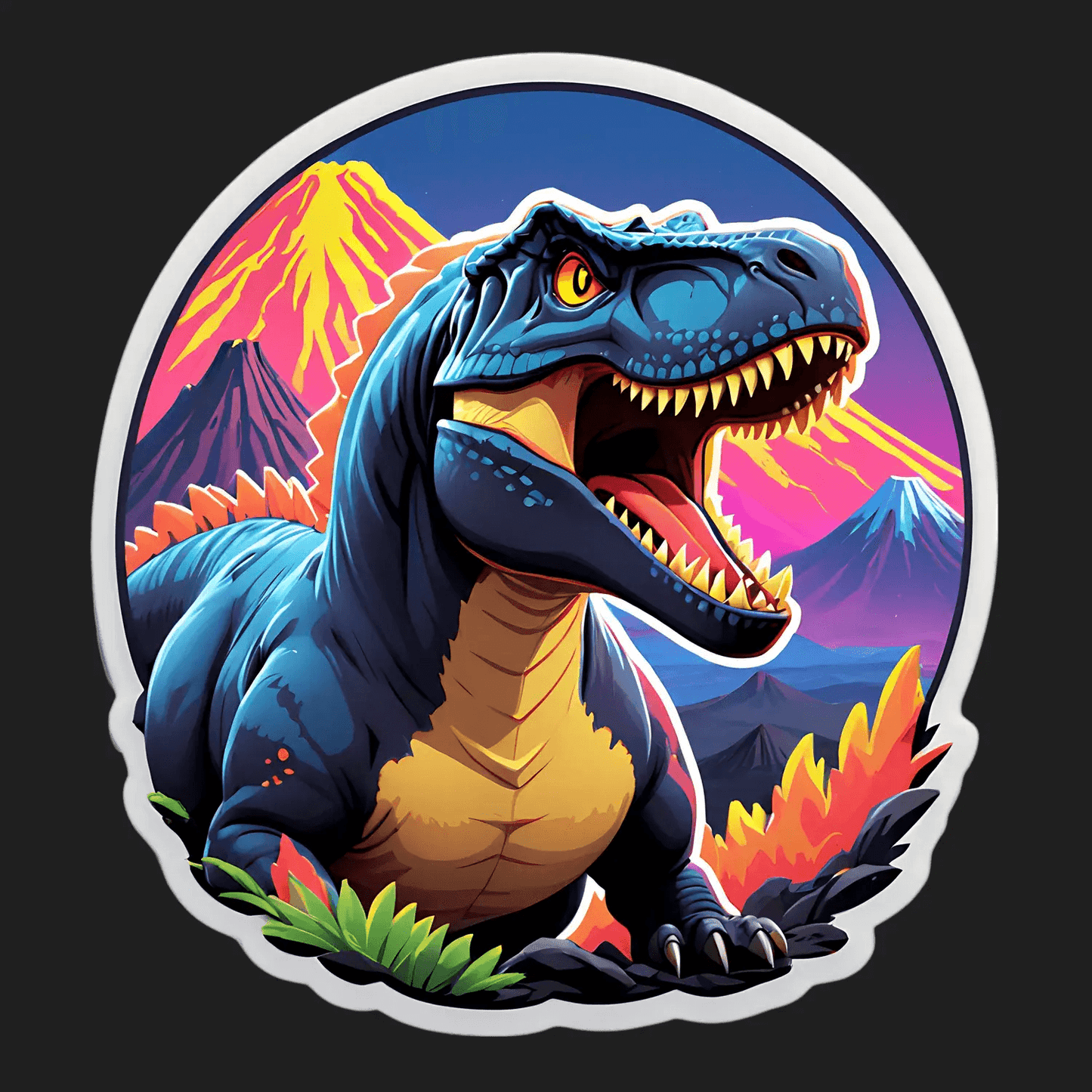 Dinosaur Adventure - UV DTF Sticker - Heat Press Transfer