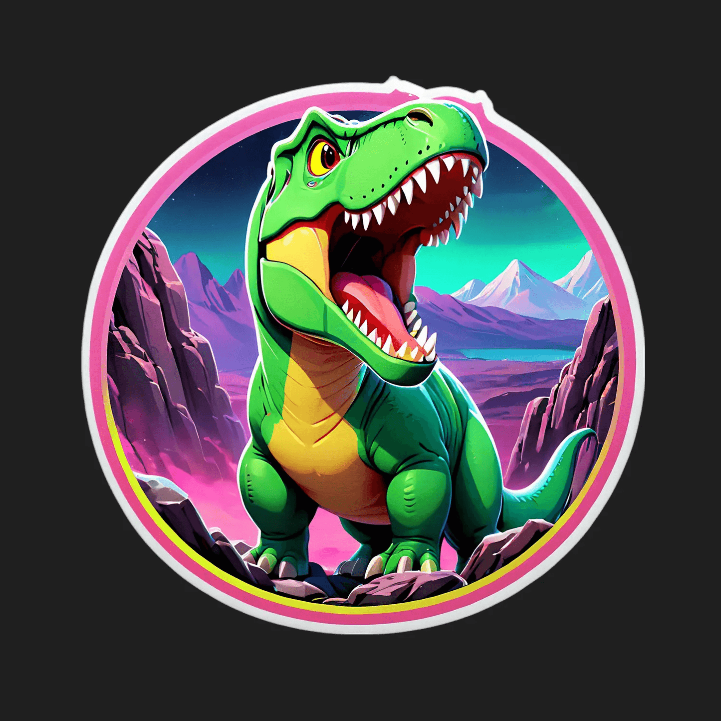 Dinosaur Adventure - UV DTF Sticker - Heat Press Transfer