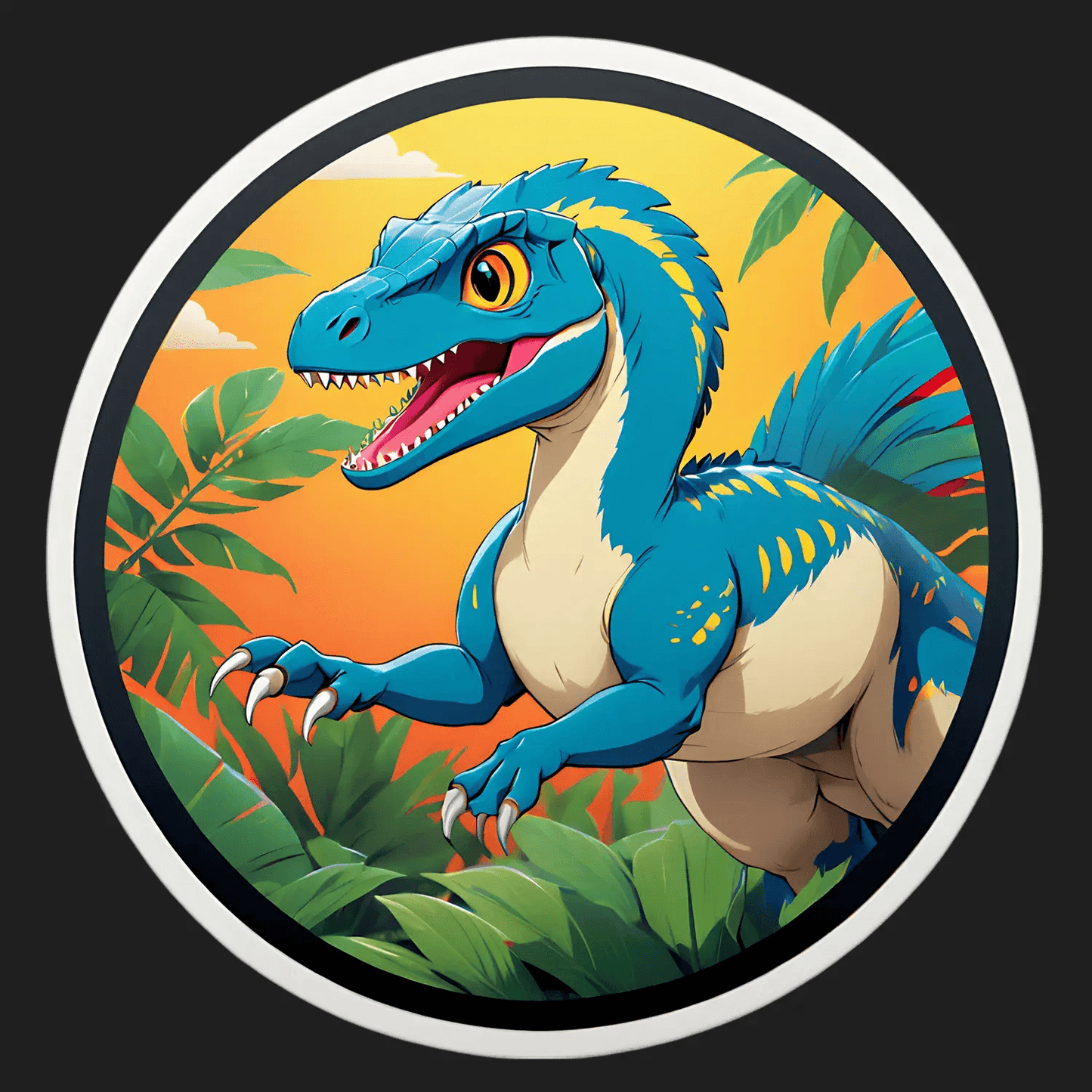 Dinosaur Adventure - UV DTF Sticker - Heat Press Transfer