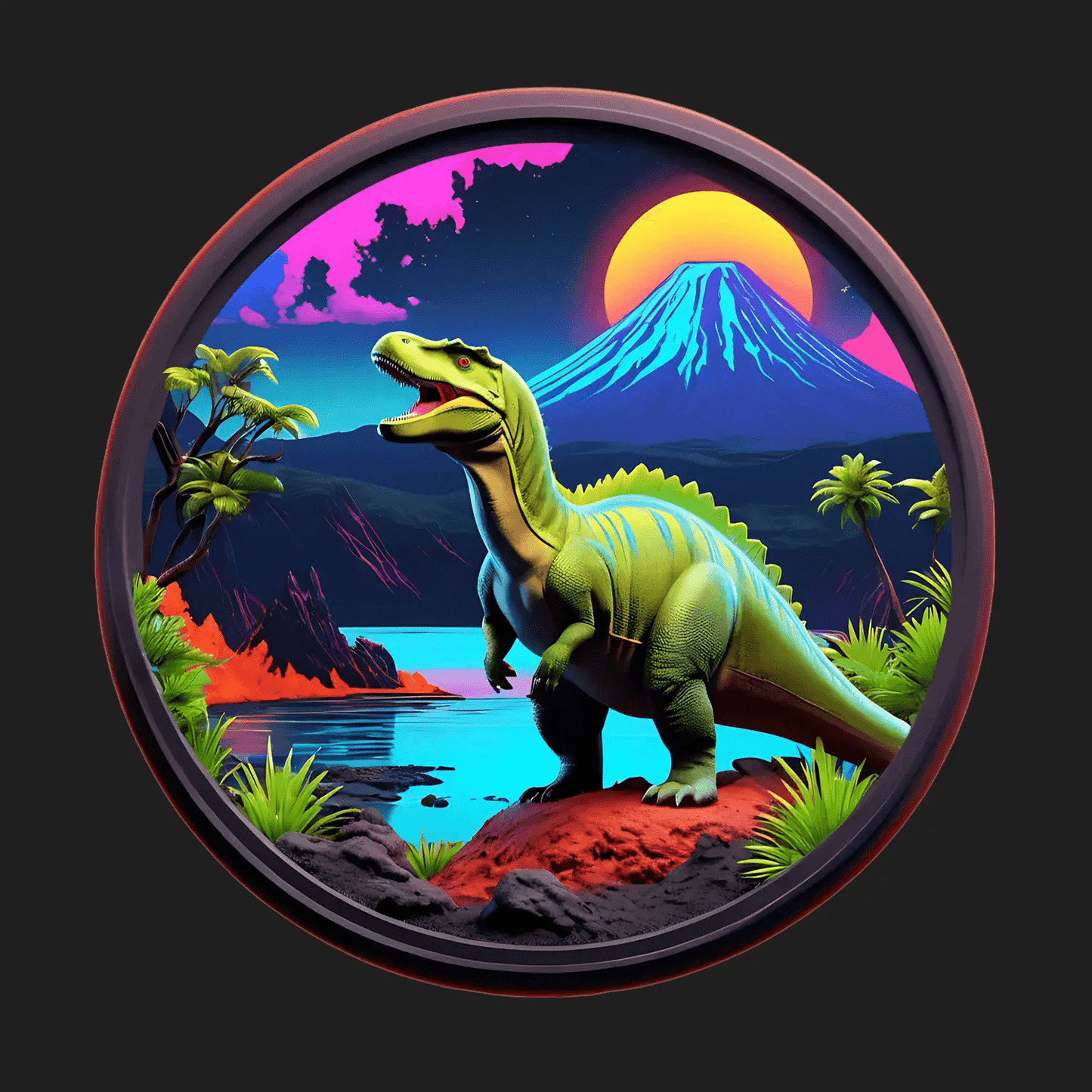 Dinosaur Adventure - UV Sticker - Heat Press Transfer