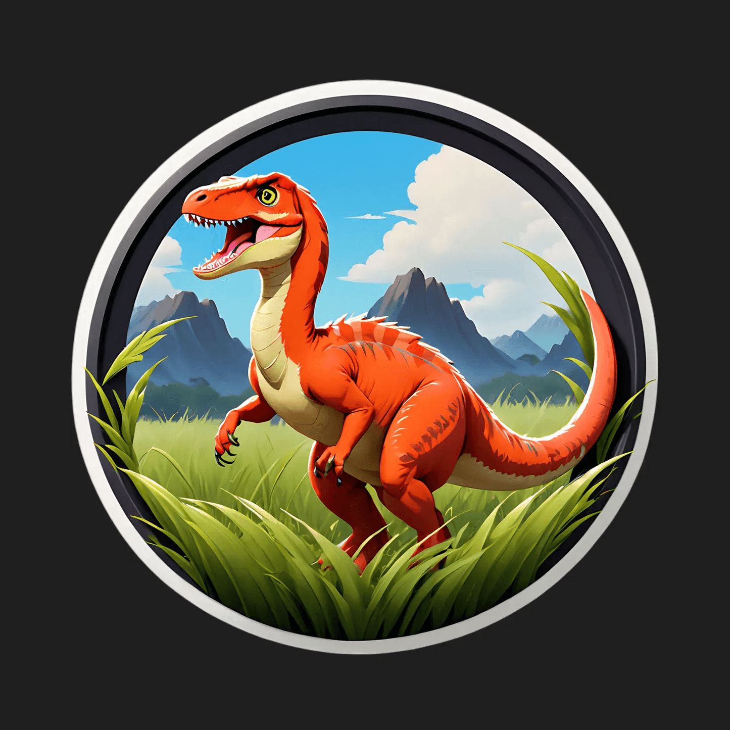 Dinosaur Adventure - UV Sticker - Heat Press Transfer