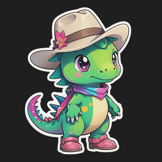 Dinosaur Explorer - Kids Sticker - Heat Press Transfer