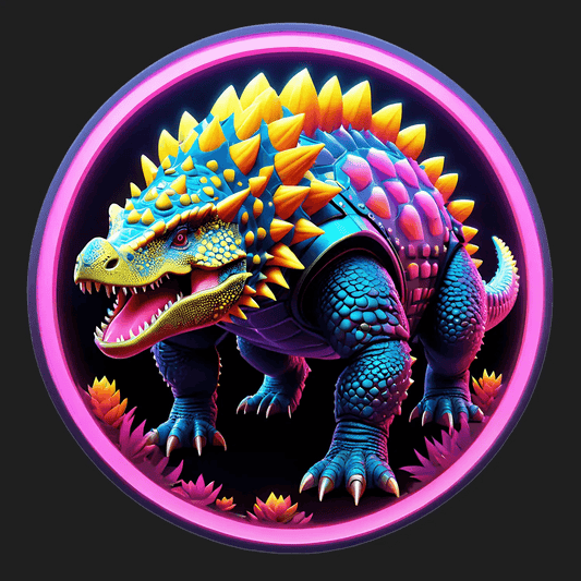 Dinosaur Fantasy - Vivid UV Sticker - Heat Press Transfer