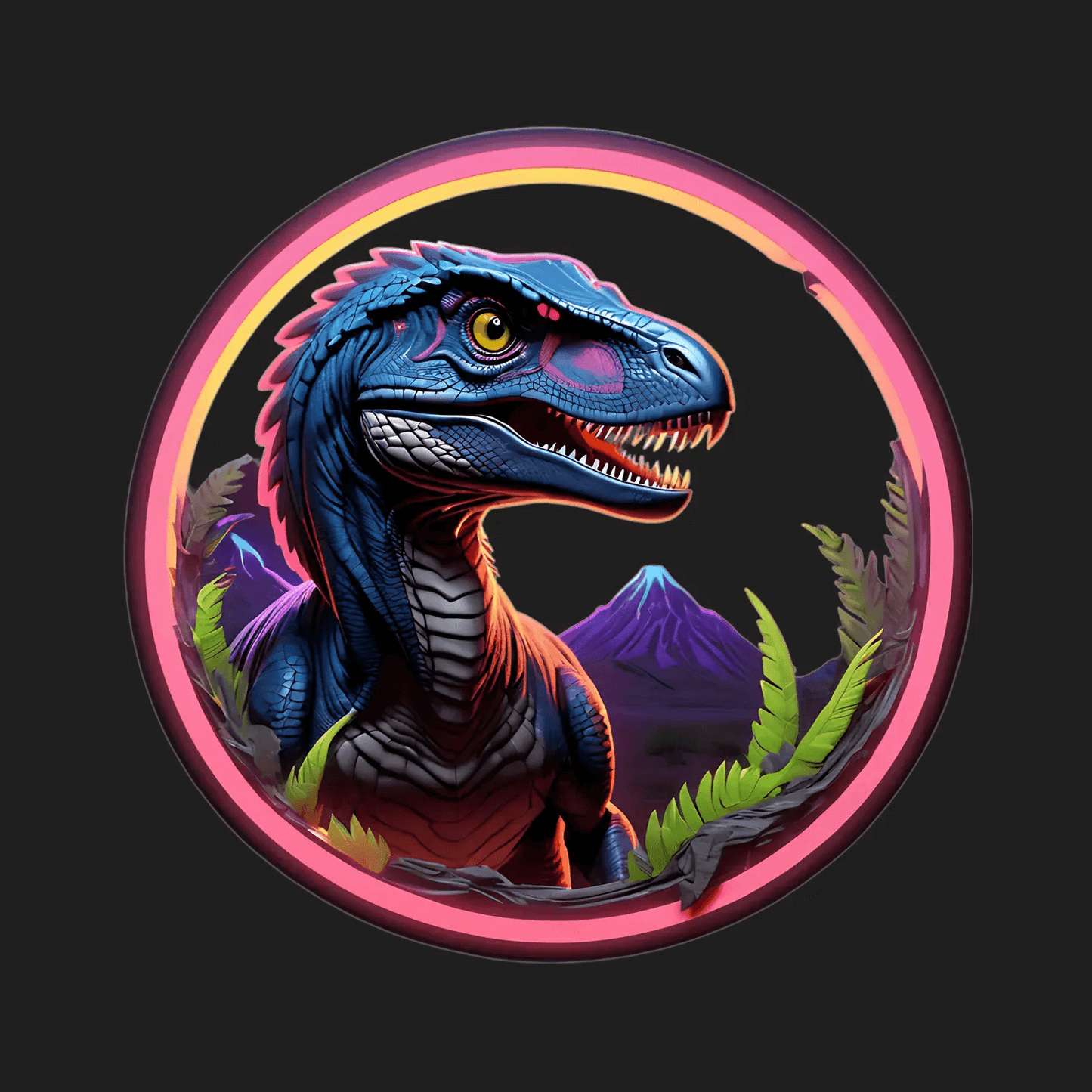 Dinosaur Graphics - UV DTF Sticker - Heat Press Transfer