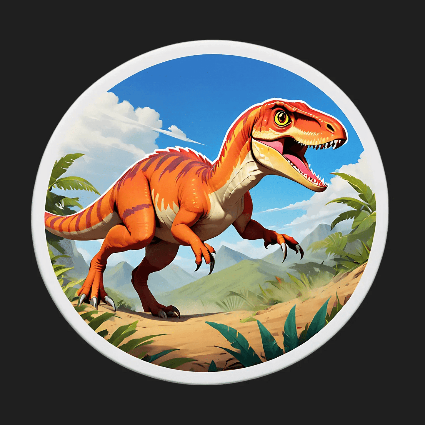 Dinosaur Jungle Adventure - Sticker - Heat Press Transfer