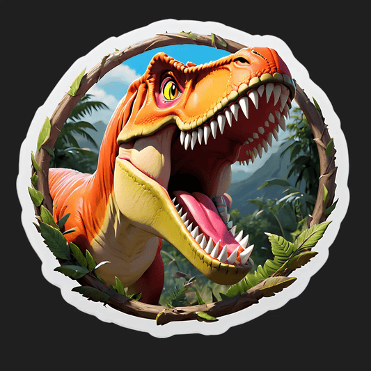 Dinosaur Jungle - Sticker - Heat Press Transfer