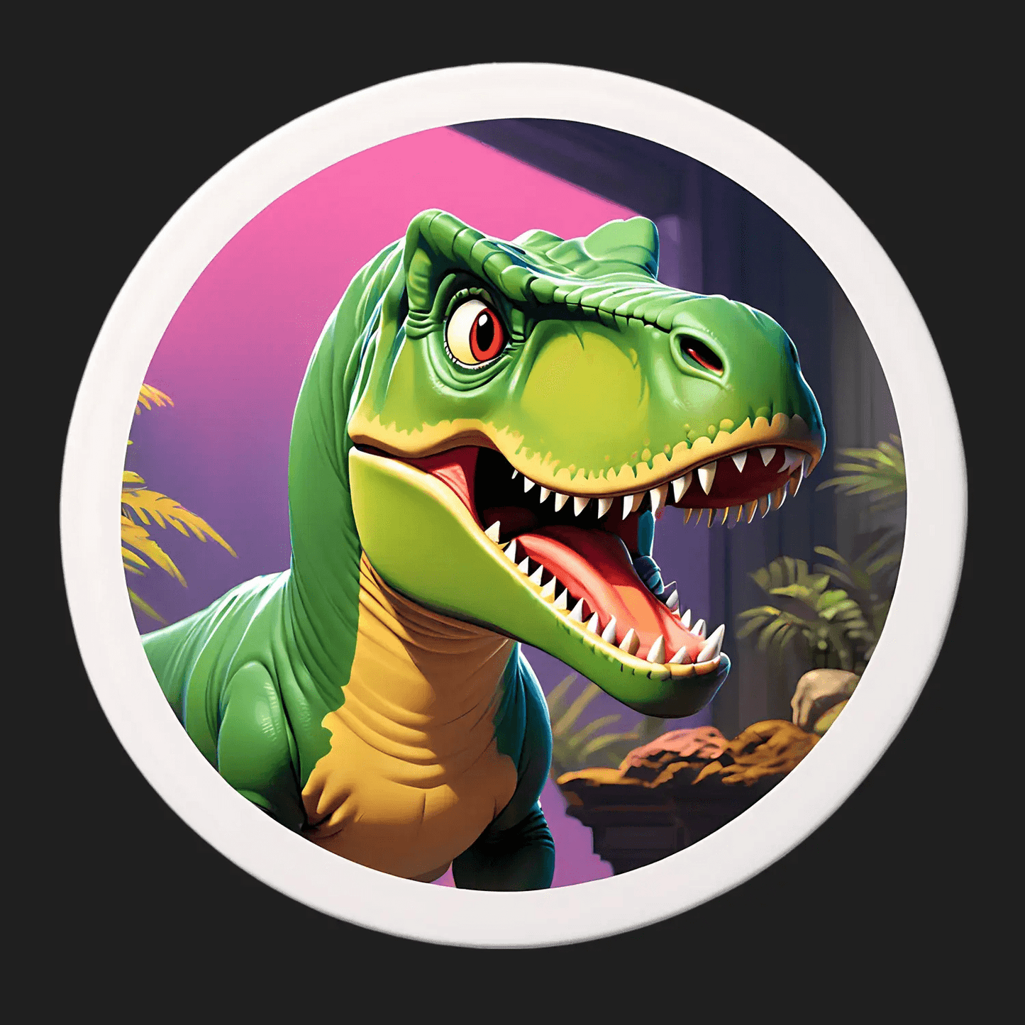 Dinosaur Jungle - UV Sticker - Heat Press Transfer