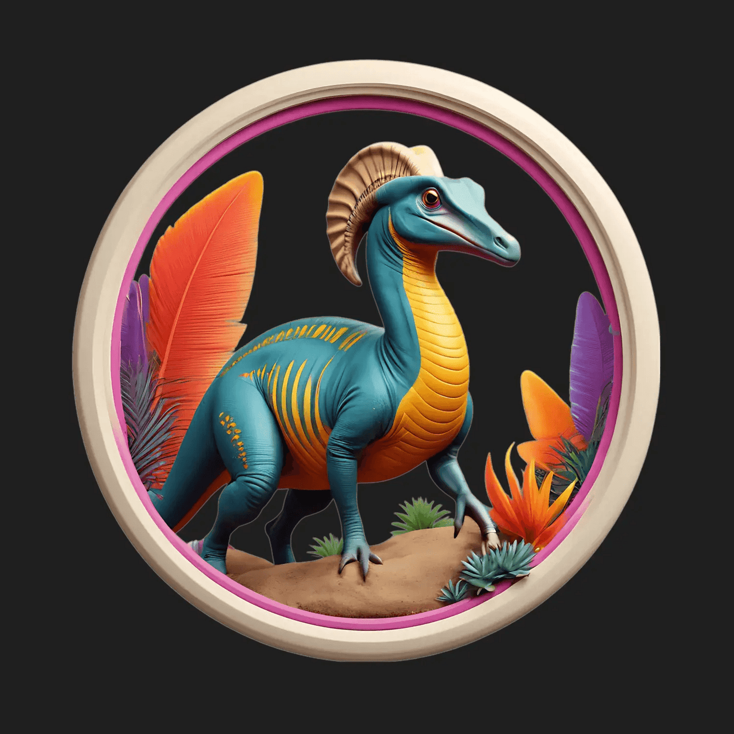 Dinosaur Paradise - Sticker - Heat Press Transfer