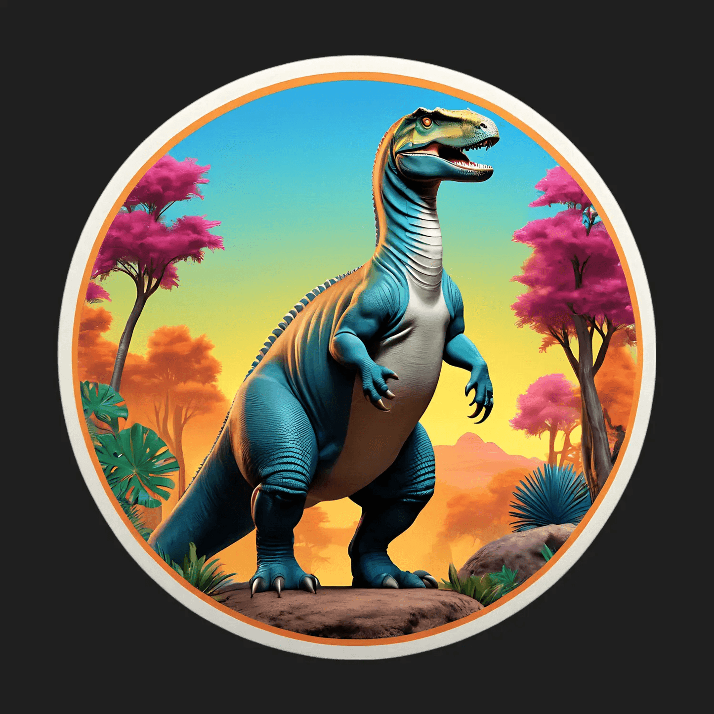 Dinosaur Paradise - Sticker - Heat Press Transfer