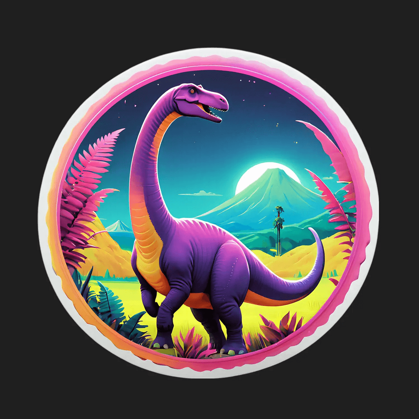 Dinosaur Paradise - Sticker - Heat Press Transfer