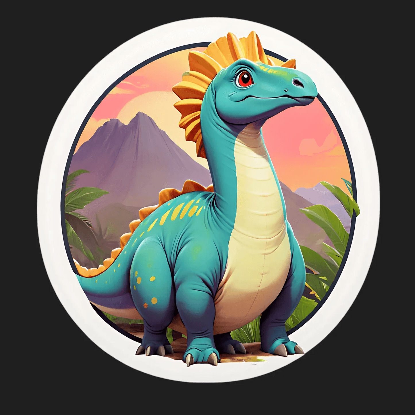 Dinosaur Paradise - Sticker - Heat Press Transfer