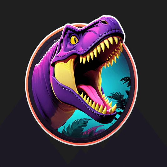 Dinosaur Roar - UV Sticker - Heat Press Transfer