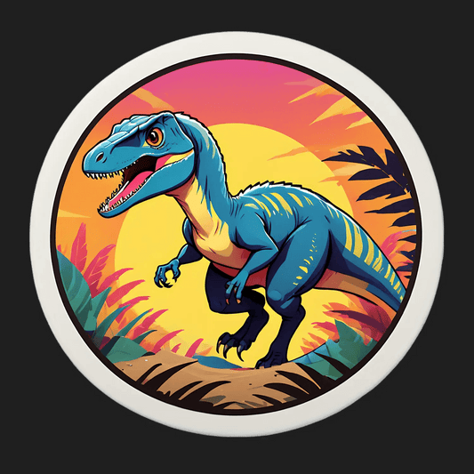 Dinosaur Sunrise - Sticker - Heat Press Transfer