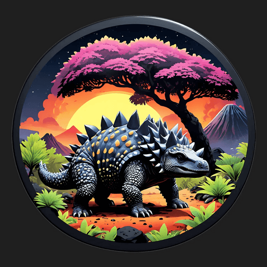 Dinosaur Sunset - Sticker - Heat Press Transfer