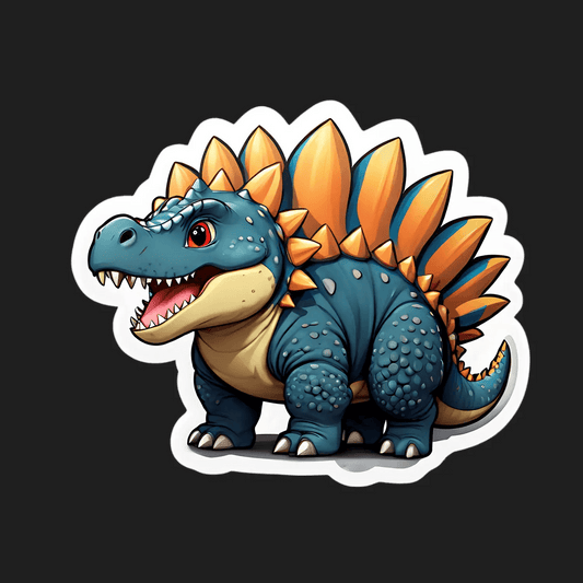 Dinosaur UV Sticker - Fun, Colorful Dino Design - Heat Press Transfer