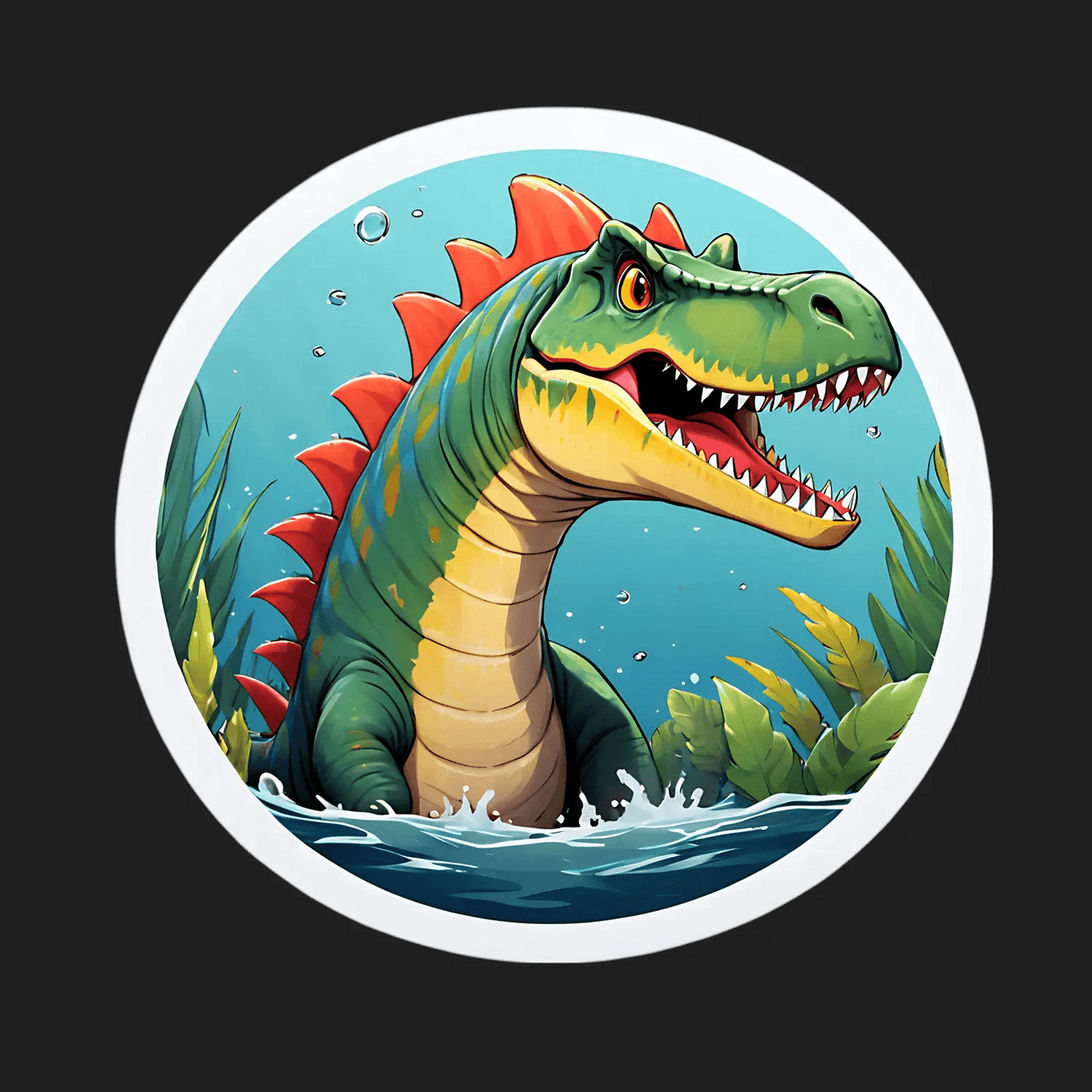 Dinosaur Water Adventure - Sticker - Heat Press Transfer