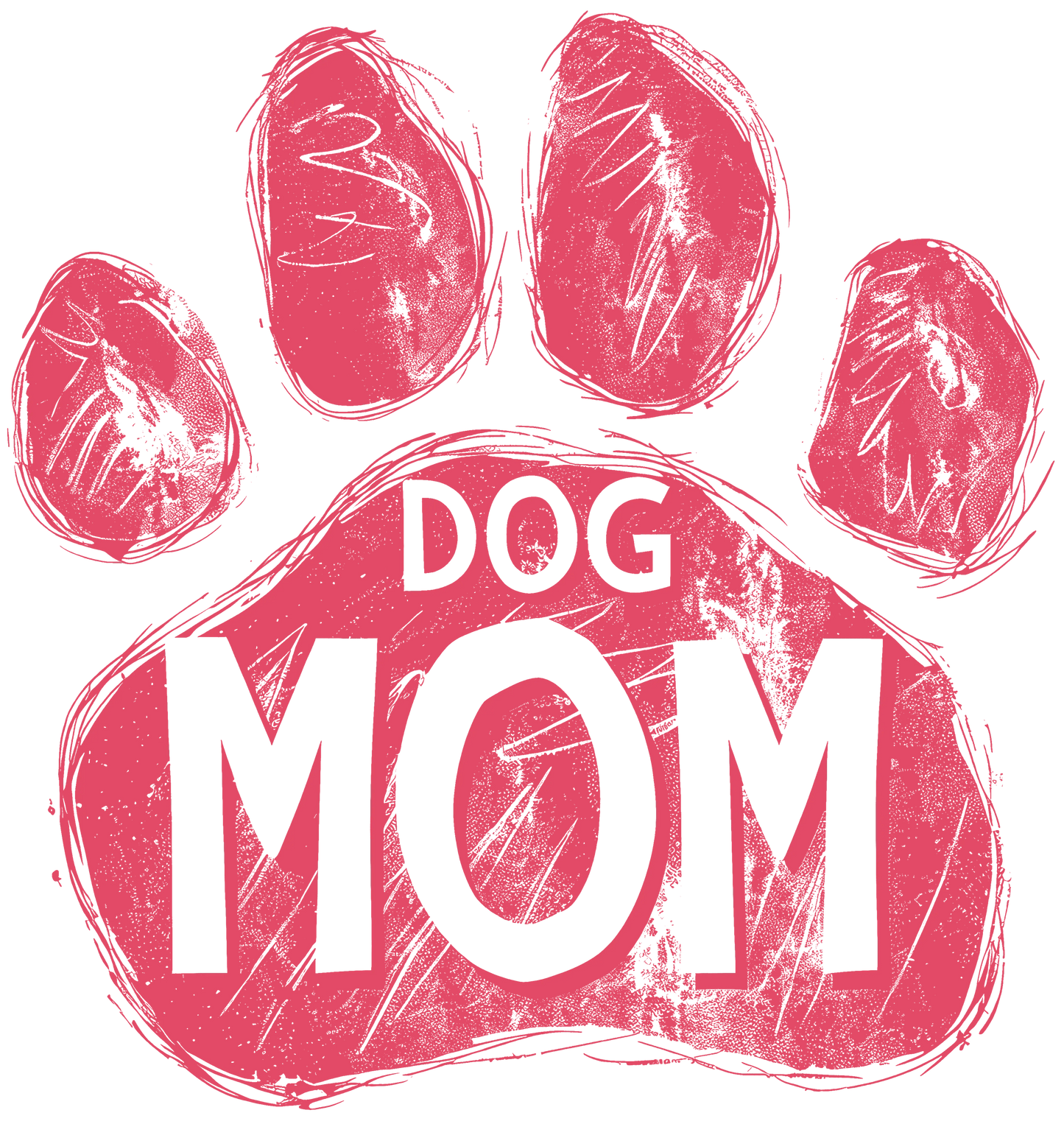 Dog Mom Design - DTF Ready To Press - Heat Press Transfer