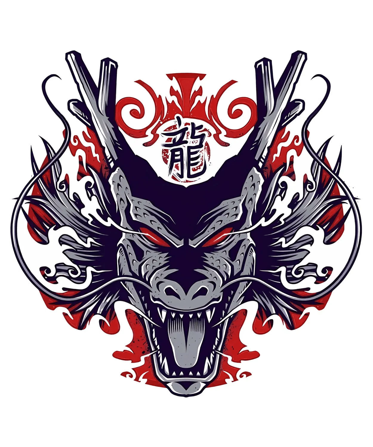 Dragon Fury - DTF Ready to Press (original)