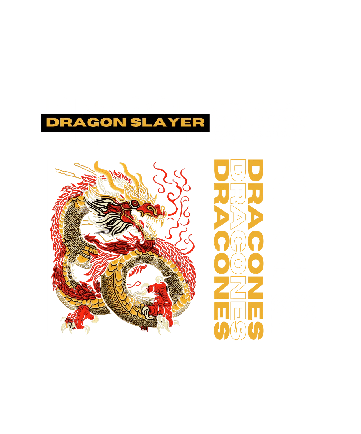 Dragon Slayer Myth - DTF Ready to Press - Heat Press Transfer