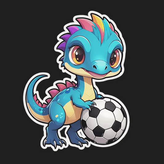 Dragon Soccer Ball - UV DTF Sticker - Heat Press Transfer