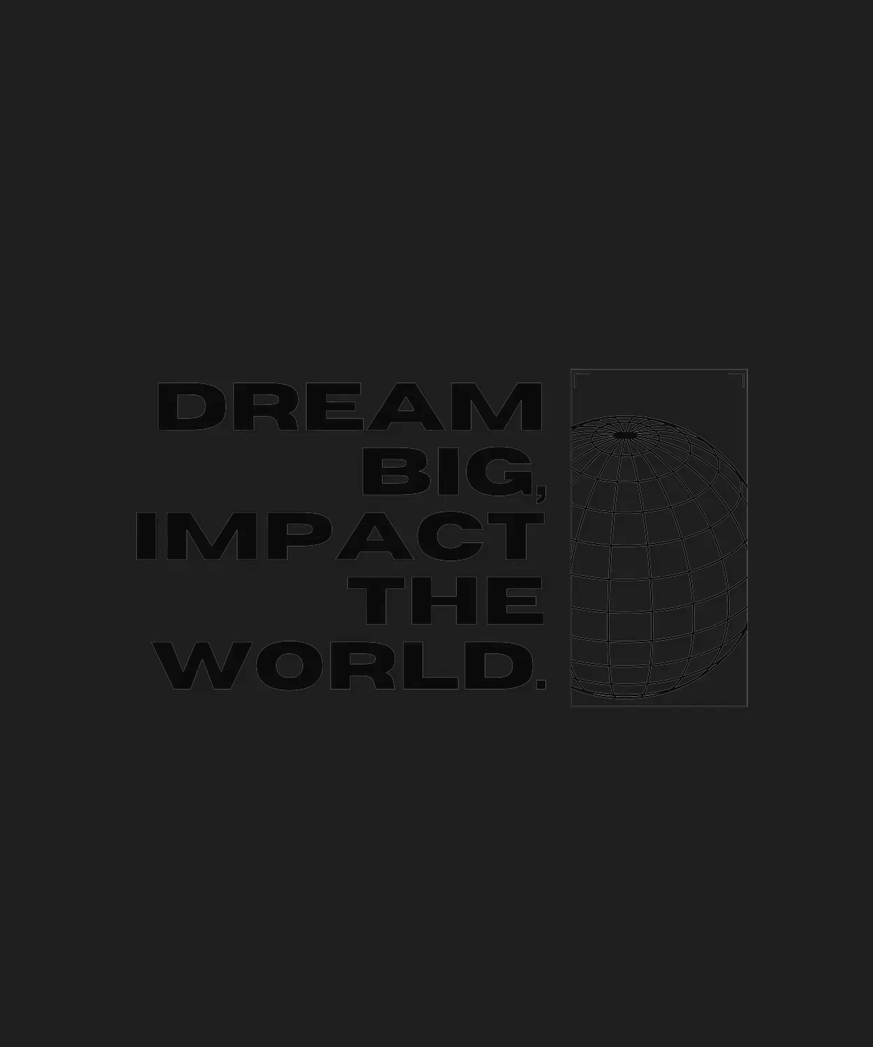 Dream Big Impact - DTF Ready to Press - Heat Press Transfer