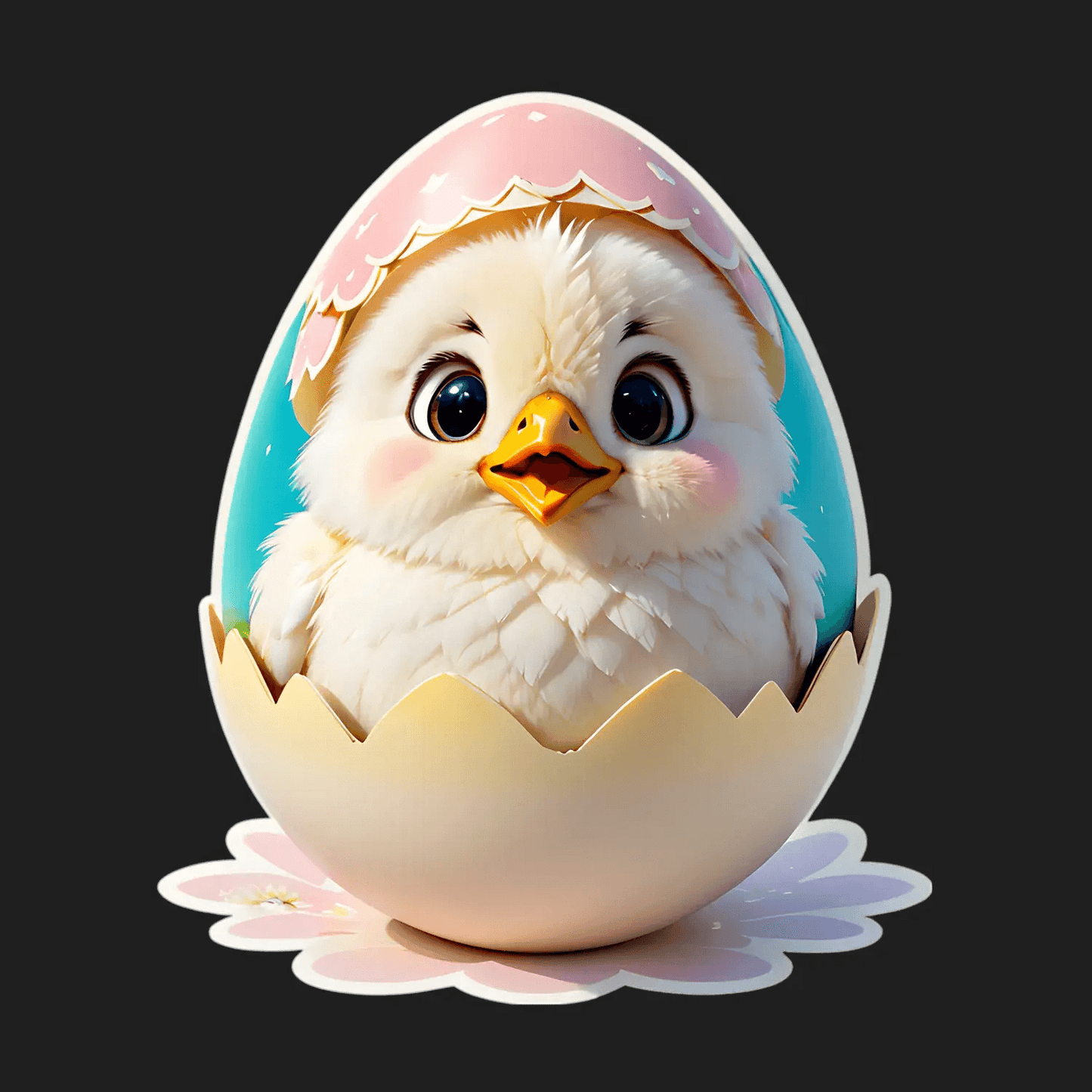 Easter Chick Hatch - Sticker - Heat Press Transfer