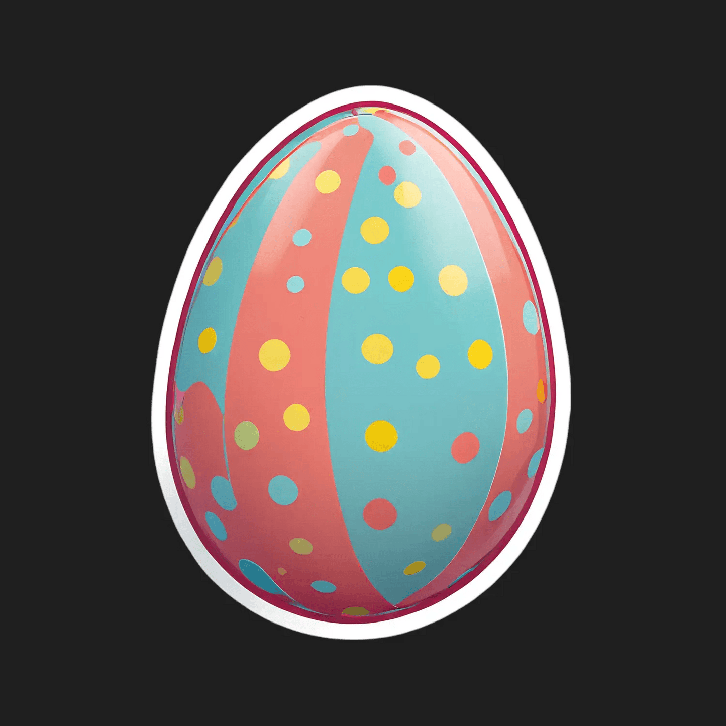 Easter Egg Decor - Sticker - Heat Press Transfer