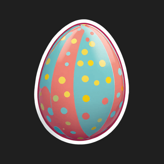 Easter Egg Decor - Sticker - Heat Press Transfer