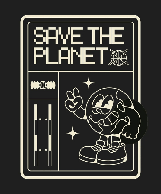 Eco Awareness - DTF Ready to Press - Heat Press Transfer