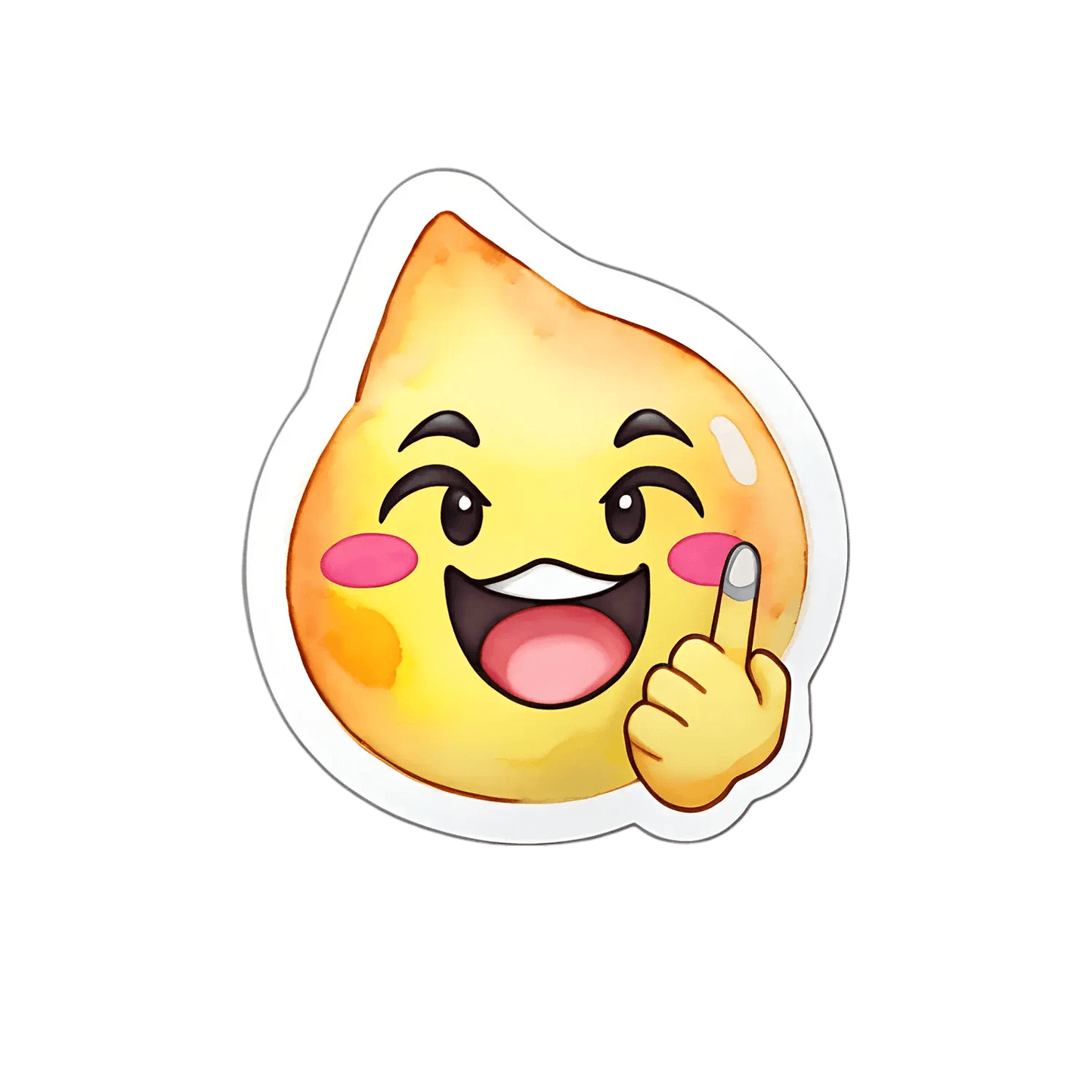Emoji Smile - Sticker - Heat Press Transfer