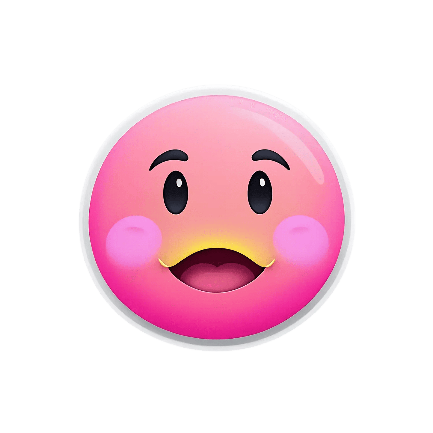 Emoticon Face - Sticker - Heat Press Transfer